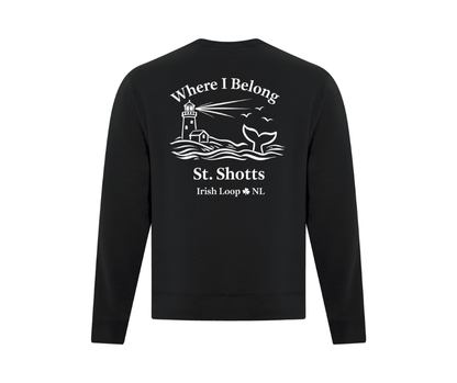 Irish Loop NL - Where I Belong - St Shott's - Crewneck Sweatshirt
