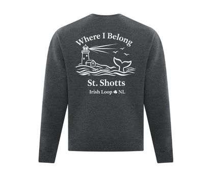 Irish Loop NL - Where I Belong - St Shott's - Crewneck Sweatshirt