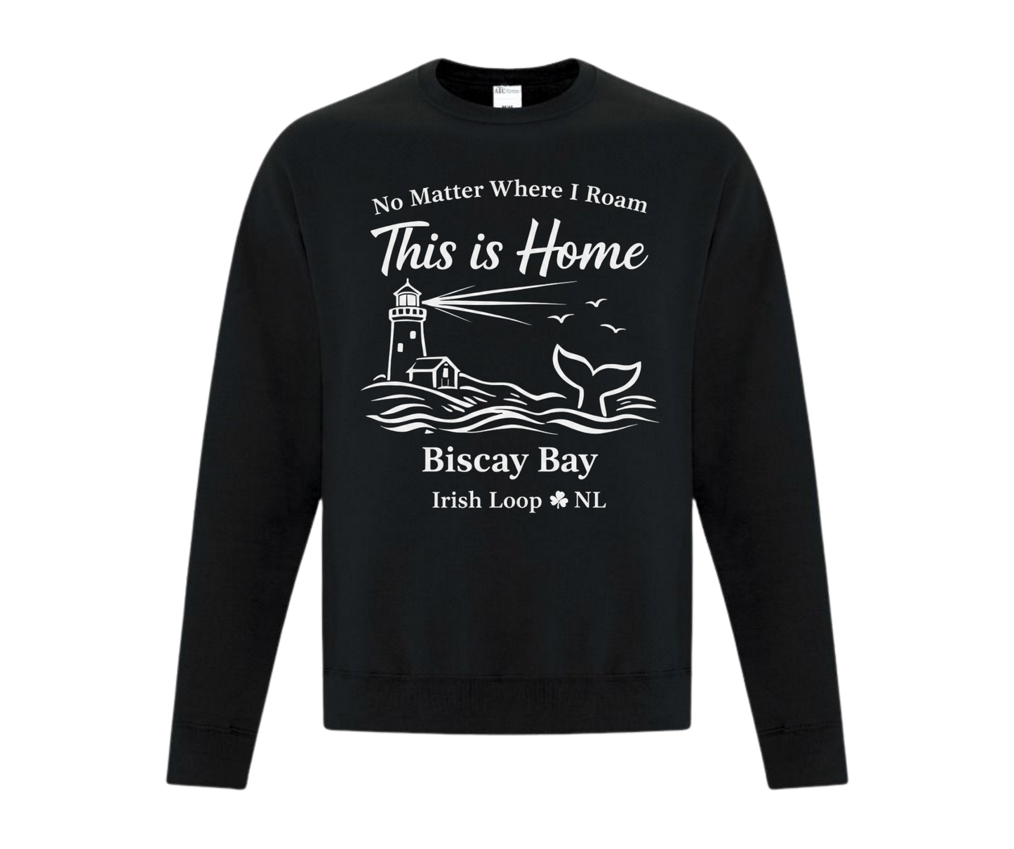 Irish Loop NL - No Matter Where I Roam - Biscay Bay -Crewneck Sweatshirt