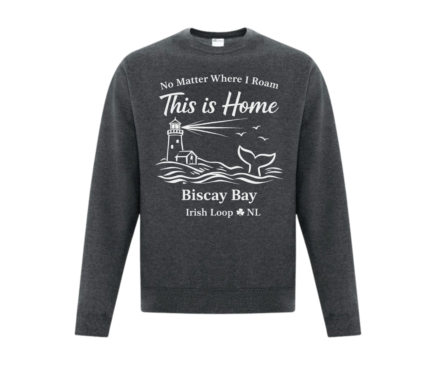 Irish Loop NL - No Matter Where I Roam - Biscay Bay -Crewneck Sweatshirt