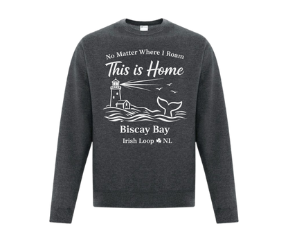Irish Loop NL - No Matter Where I Roam - Biscay Bay -Crewneck Sweatshirt