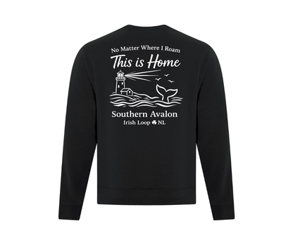 Irish Loop NL - No Matter Where I Roam - Southern Avalon -Crewneck Sweatshirt
