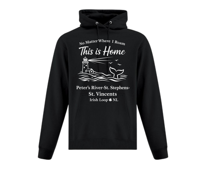 Irish Loop NL - No Matter Where I Roam - Peter's River - Hoodie