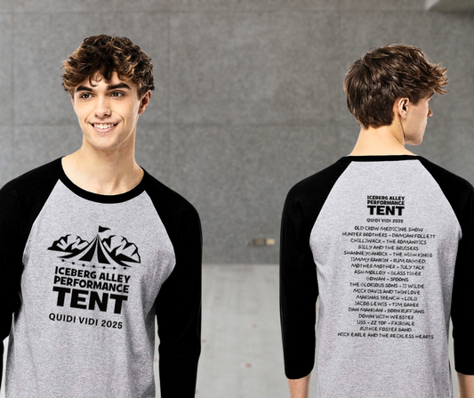 Iceberg Alley Performance Tent 2025 Rock T-shirts