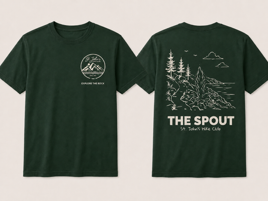 St John's Hike Club - The Spout - Tshirt