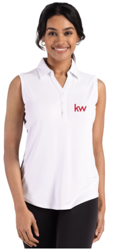 CUTTER & BUCK FORGE RECYCLED FOUR-WAY STRETCH LADIES’ SLEEVELESS POLO PRICE:  $85.00 + HST