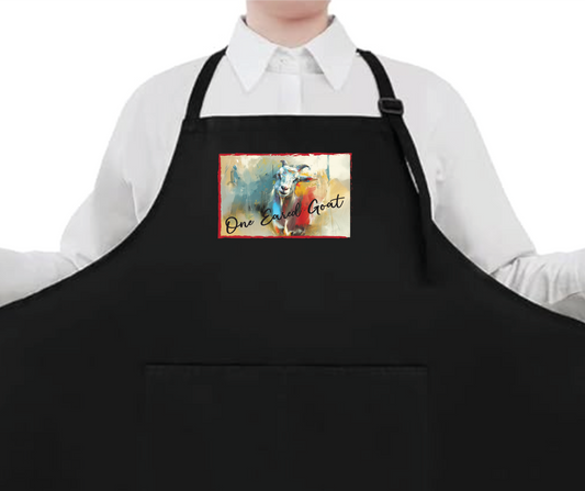 One Eared Goat -  Custom Chef's Apron