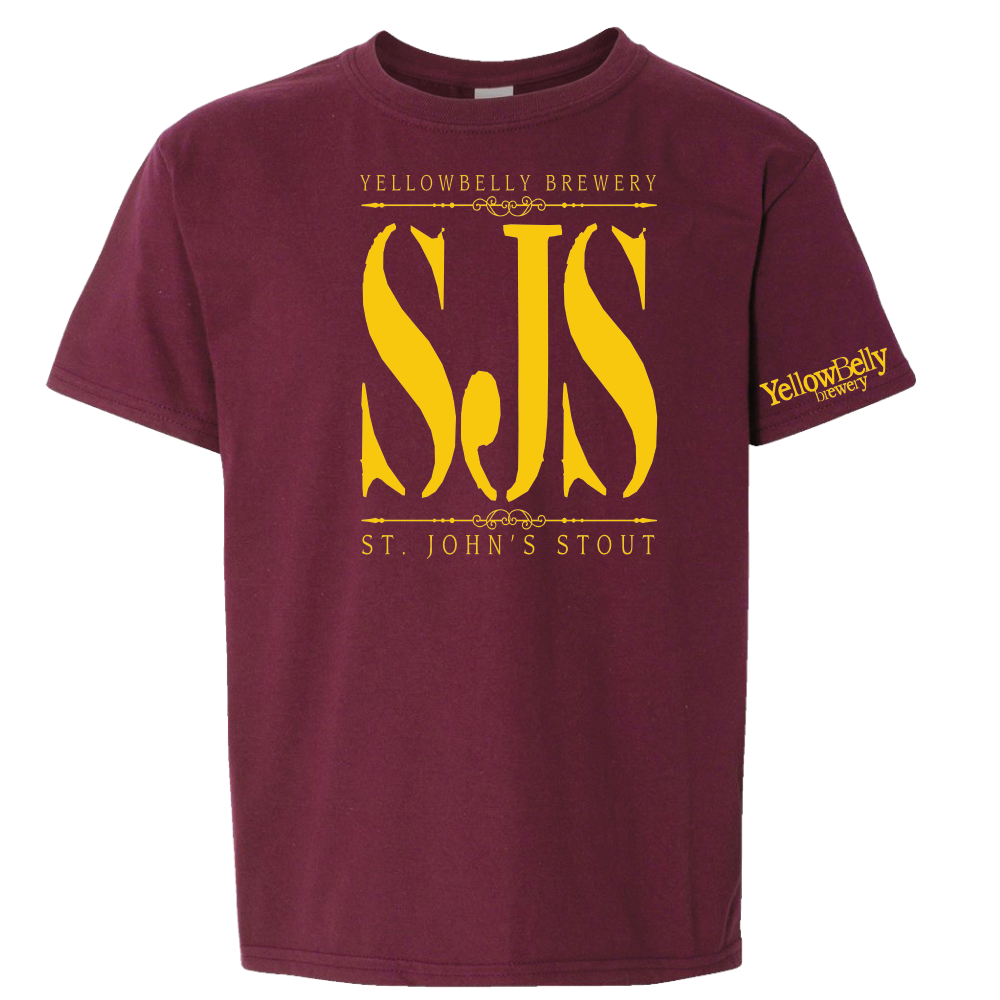 YellowBelly Brewery & Public House -  Sport Grey/Maroon T-Shirt Collection
