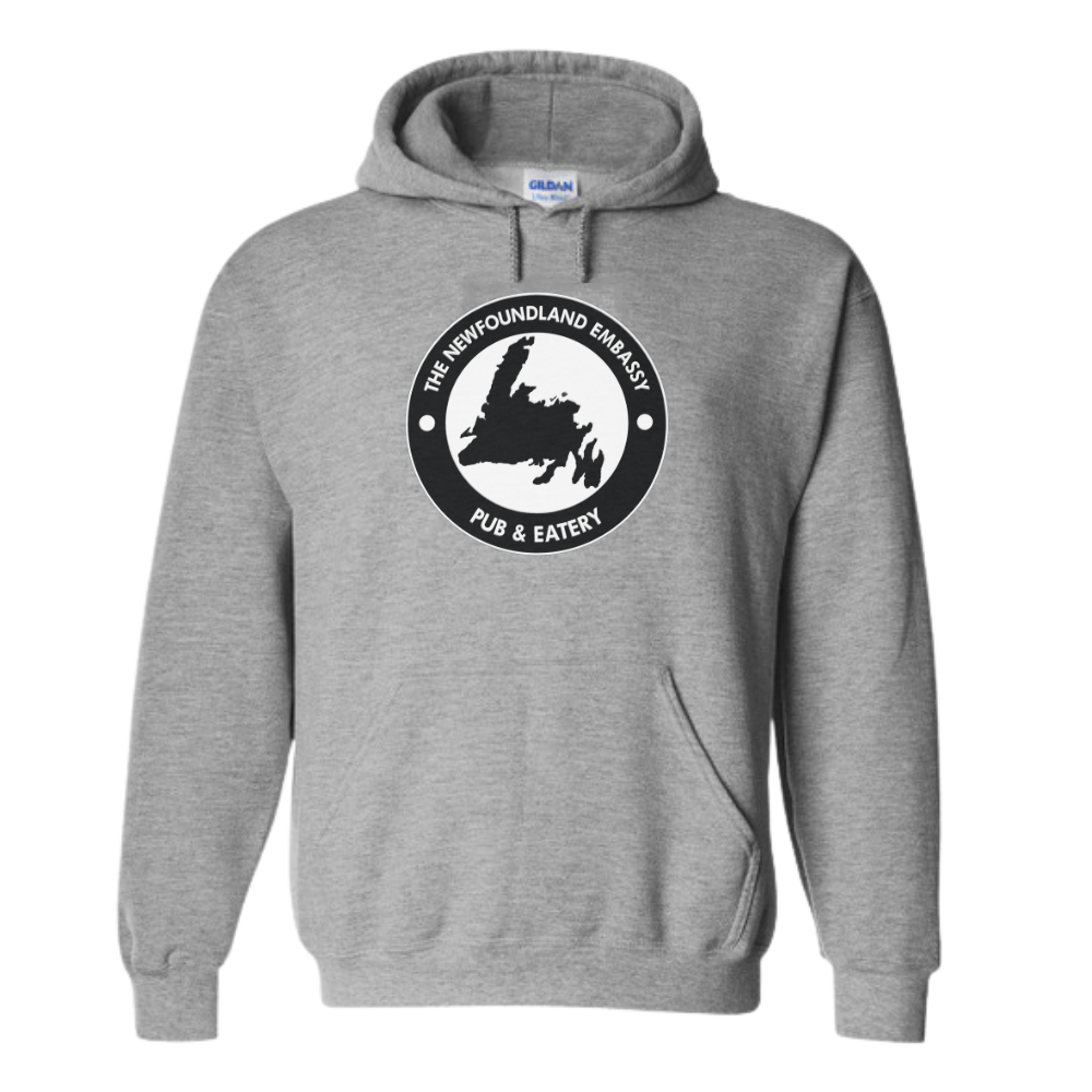 NL Embassy - Grey (Hoodie Large Logo)