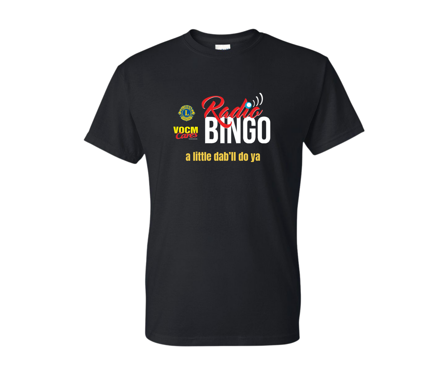 VOCM Cares Radio Bingo - Dab'll do ya (Black T-Shirt)