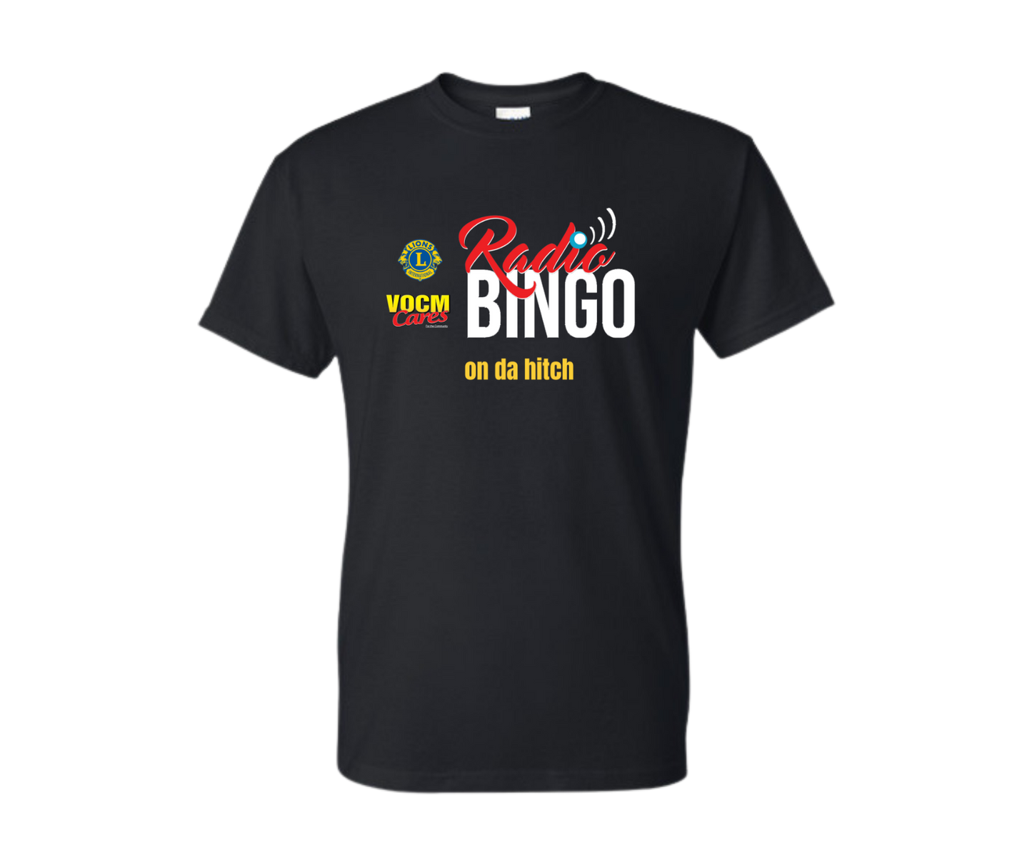 VOCM Cares Radio Bingo - On da hitch (Black T-Shirt)