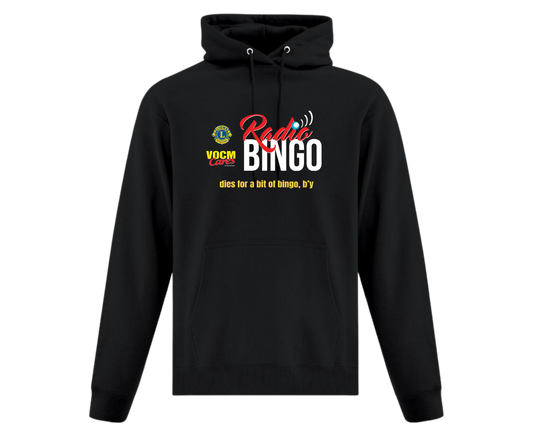 VOCM Cares Radio Bingo - Dies for bingo (Black Hoodie)