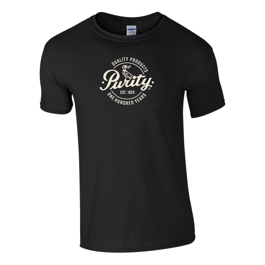 Black Unisex Purity T-Shirt - 100 Years