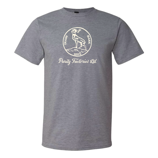 Grey Unisex Purity T-Shirt - Caribou