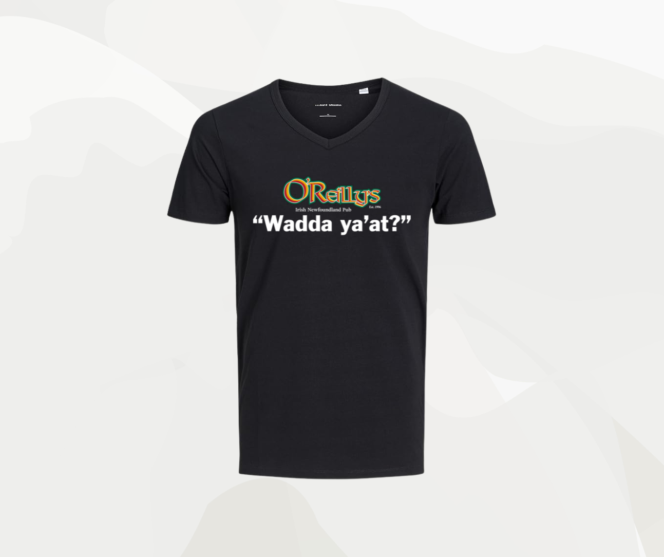 Oreilly's "Wadda ya'at?" V-neck Tshirts