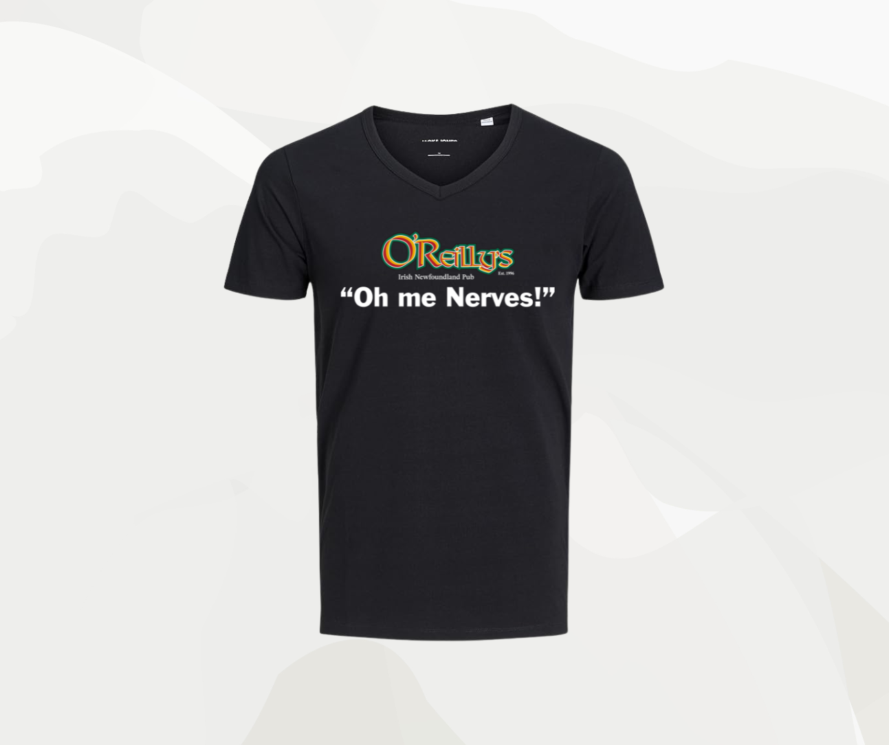 Oreilly's "Oh Mer Nerves!"  V-neck Tshirt