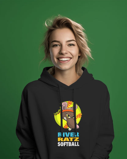 River Ratz Softball  - Hoodie