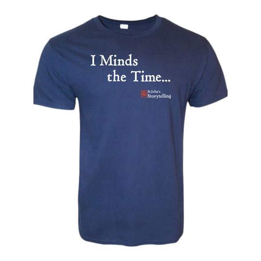 I Minds The Time T-Shirt - Navy