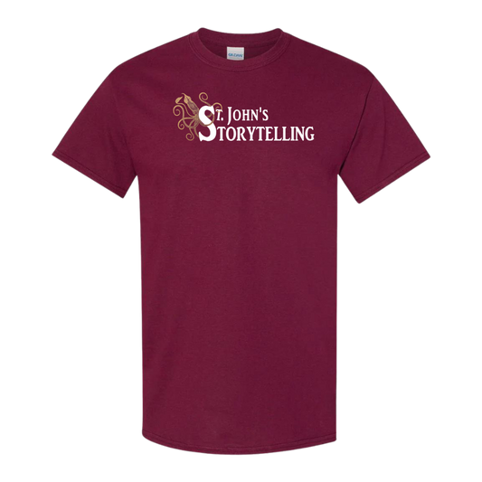 St. John's Storytelling T-Shirt - Maroon