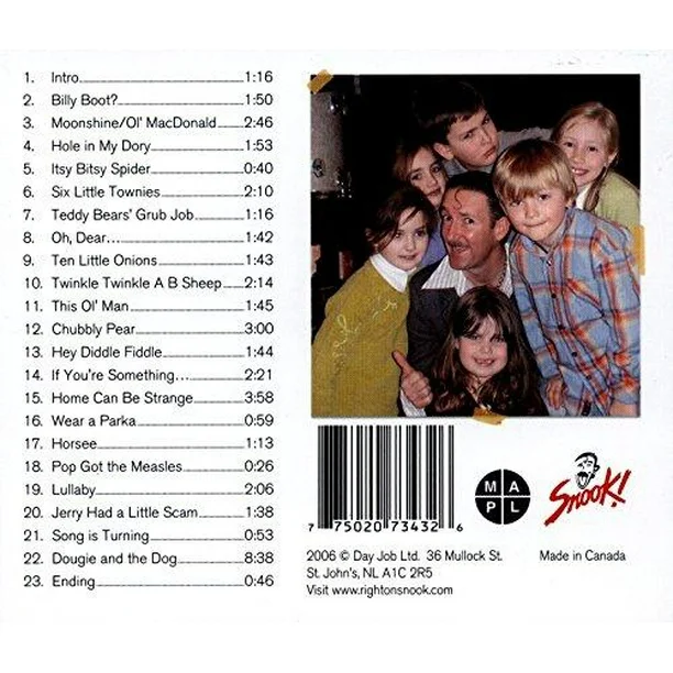 Snook's Childhood -  Snook Ruins a Bunch of Kids' Songs (CD)