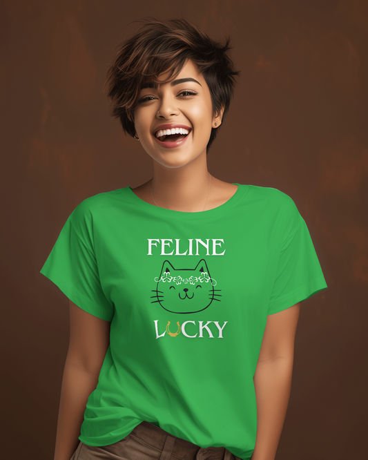 Feline Lucky - T-shirt