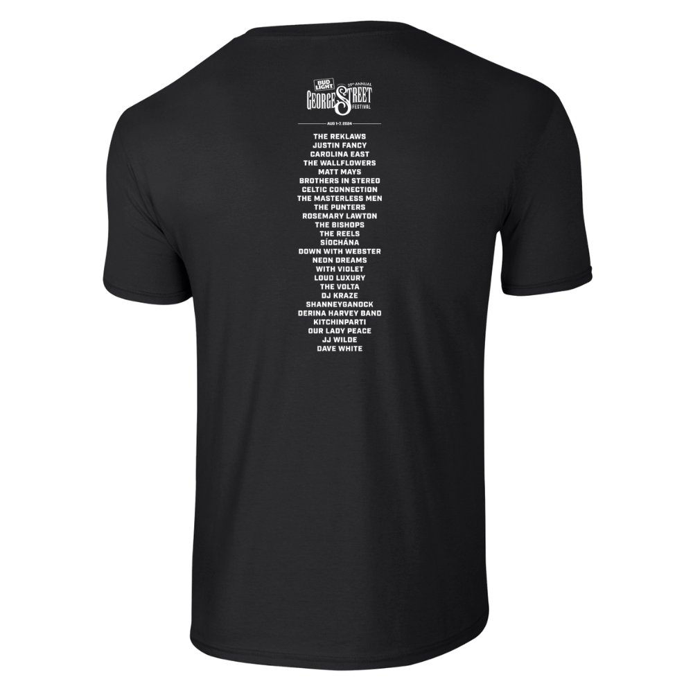 George Street Festival Black T-Shirt