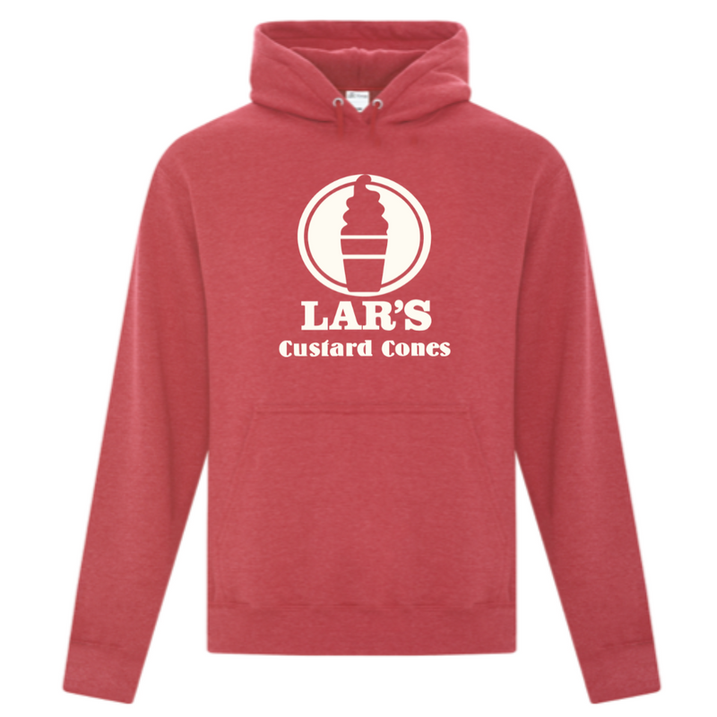 NL Embassy (Hoodie Heather Red/ Lars Logo)
