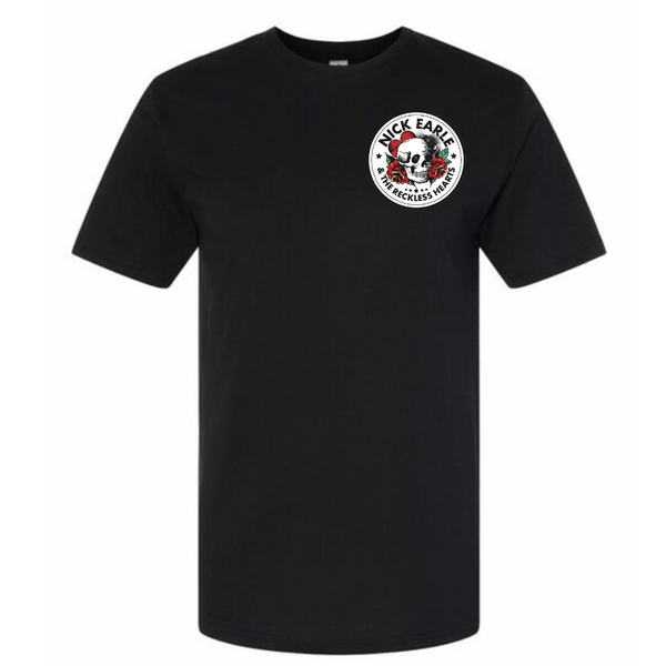 Nick Earle - T-Shirt (Small Logo Skull)
