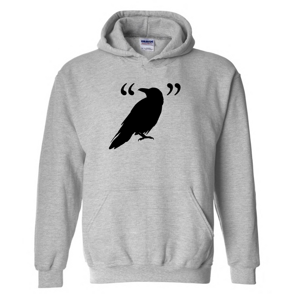 Quote the Raven (Hoodie Grey)